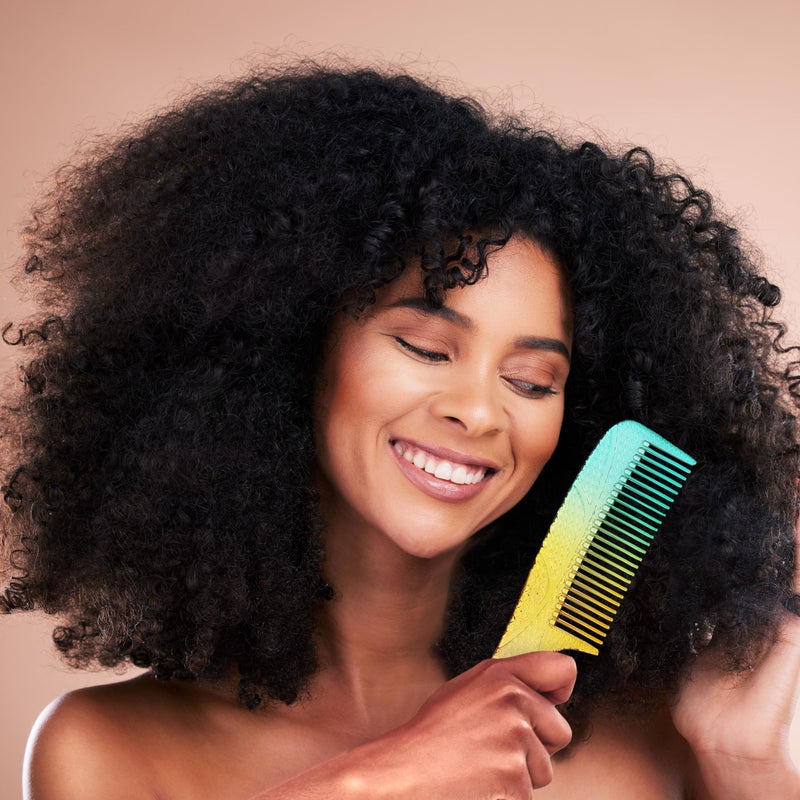 Allegro Combs Allegro Comb 1004 Wide Tooth Detangling Hair Combs For Women, Stylists & Curly Hair Teasing Comb Mens Comb 1 Piece. (Flora's Festive) - Image 3
